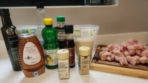 High Protein Honey Sesame Chicken Ingredients