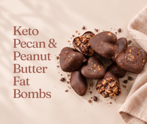 Keto Pecan & Peanut Butter Fat Bombs