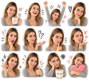 AI Prompt Whatsapp Sticker