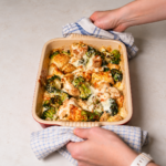 High Protein Creamy Chicken & Broccoli Bake