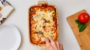 10-minute prep chicken lasgne