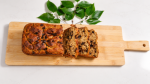 High Protein Banana Bread - cut