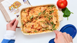 10-minute prep chicken lasgne - mix2